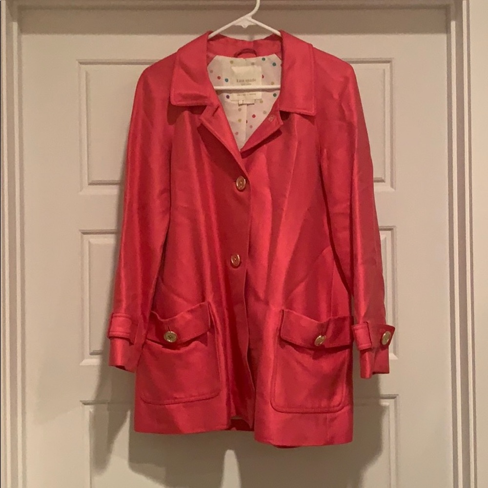 Pink Kate Spade Peacoat/ size small